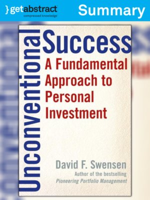 cover image of Unconventional Success (Summary)